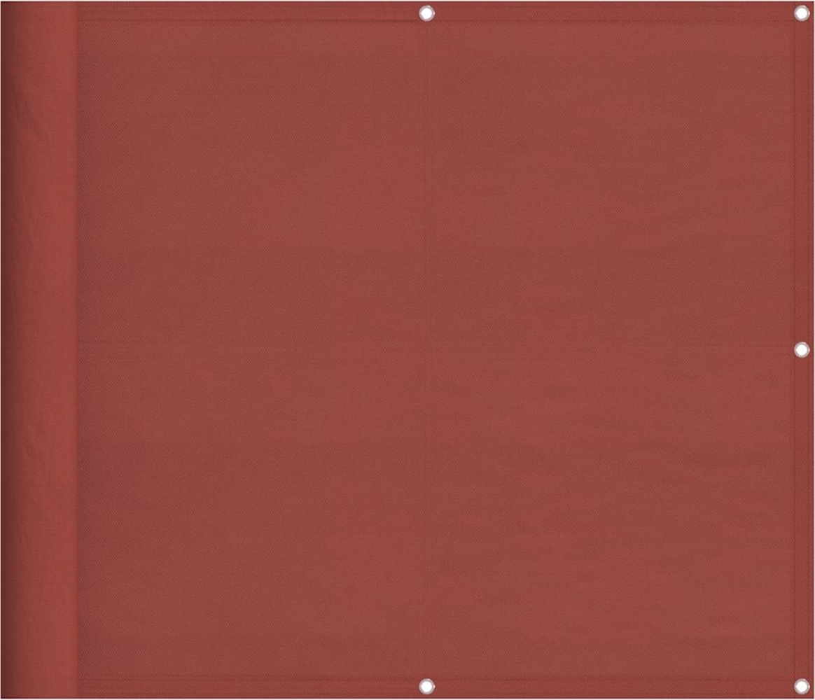 vidaXL Balkon-Sichtschutz Terrakotta 90x1000 cm 100 % Polyester-Oxford 42002089 Bild 1