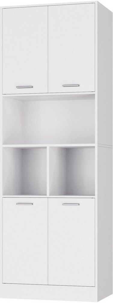 Homfa Hochschrank Badschrank Bücherschrank Badezimmerschrank 180x60x40cm Bild 1