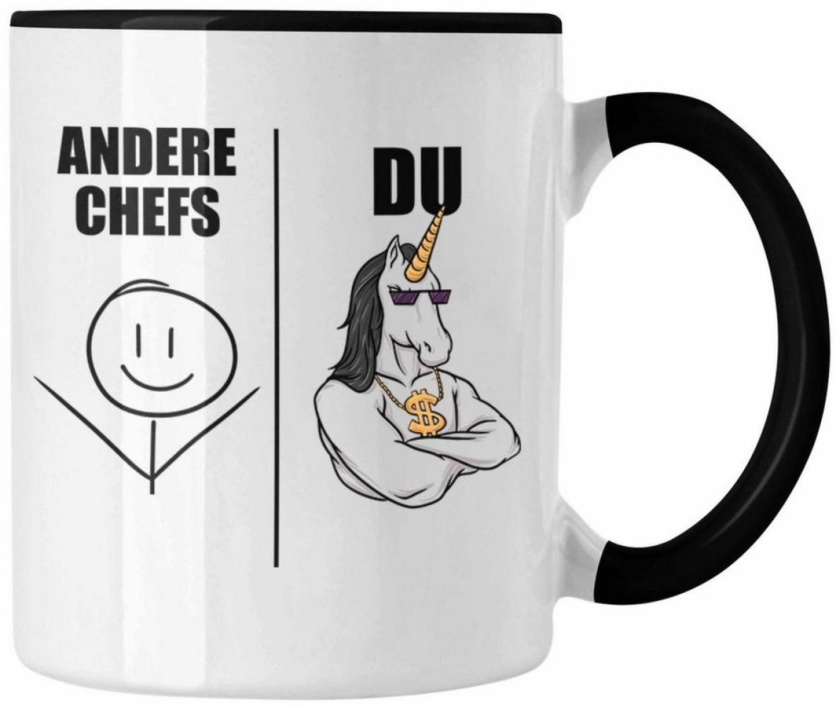 Trendation Tasse Trendation - Bester Chef Geschenke Lustig Tasse mit Spruch für Chef Ka Bild 1