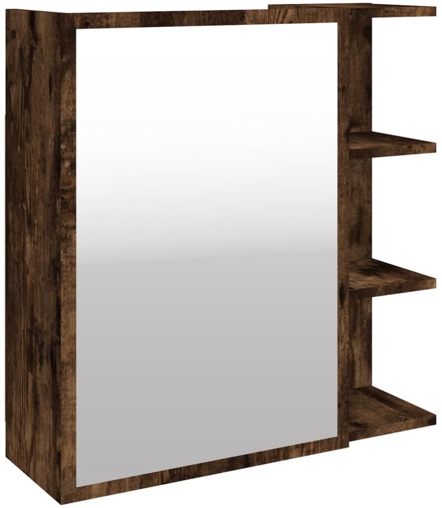 vidaXL Bad-Spiegelschrank Räuchereiche 62,5x20,5x64 cm Holzwerkstoff 826351 Bild 1