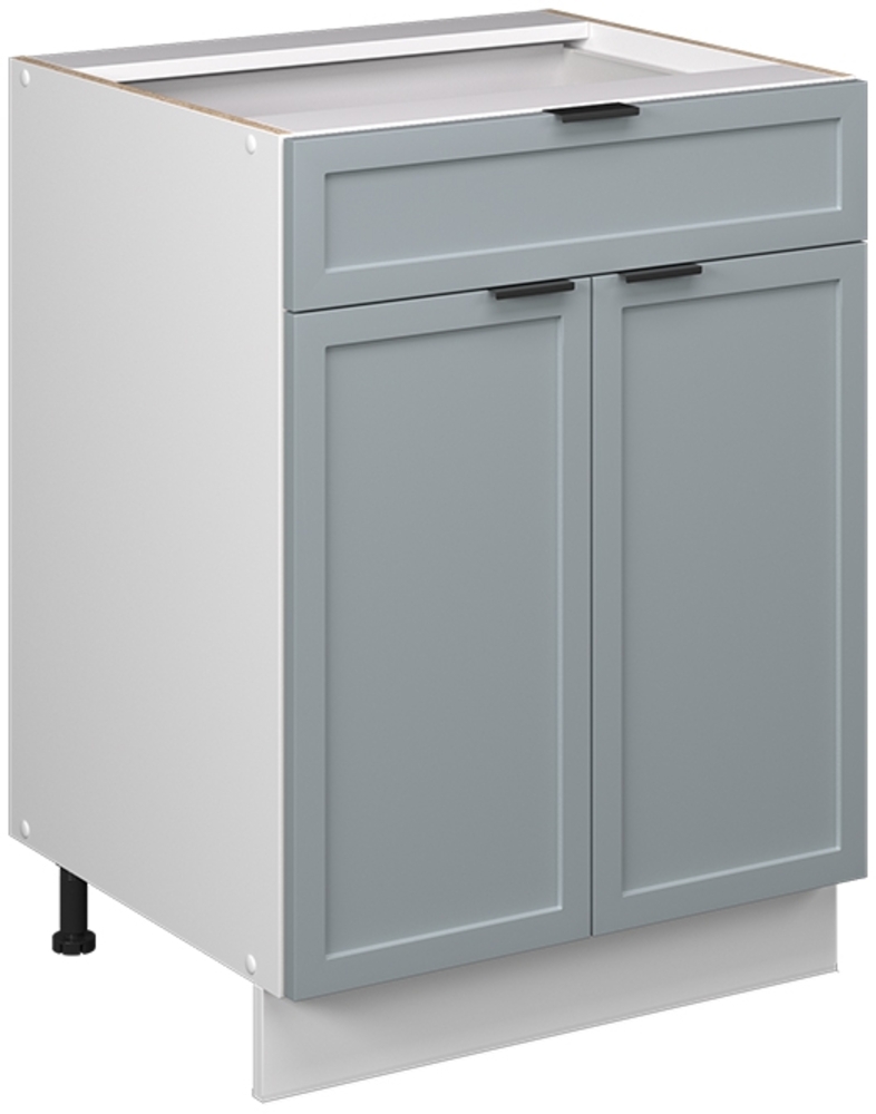Vicco Küchenschränke Hellblau-grau 60 cm mit Schublade, ohne Arbeitsplatte, Fame-Line Bild 1