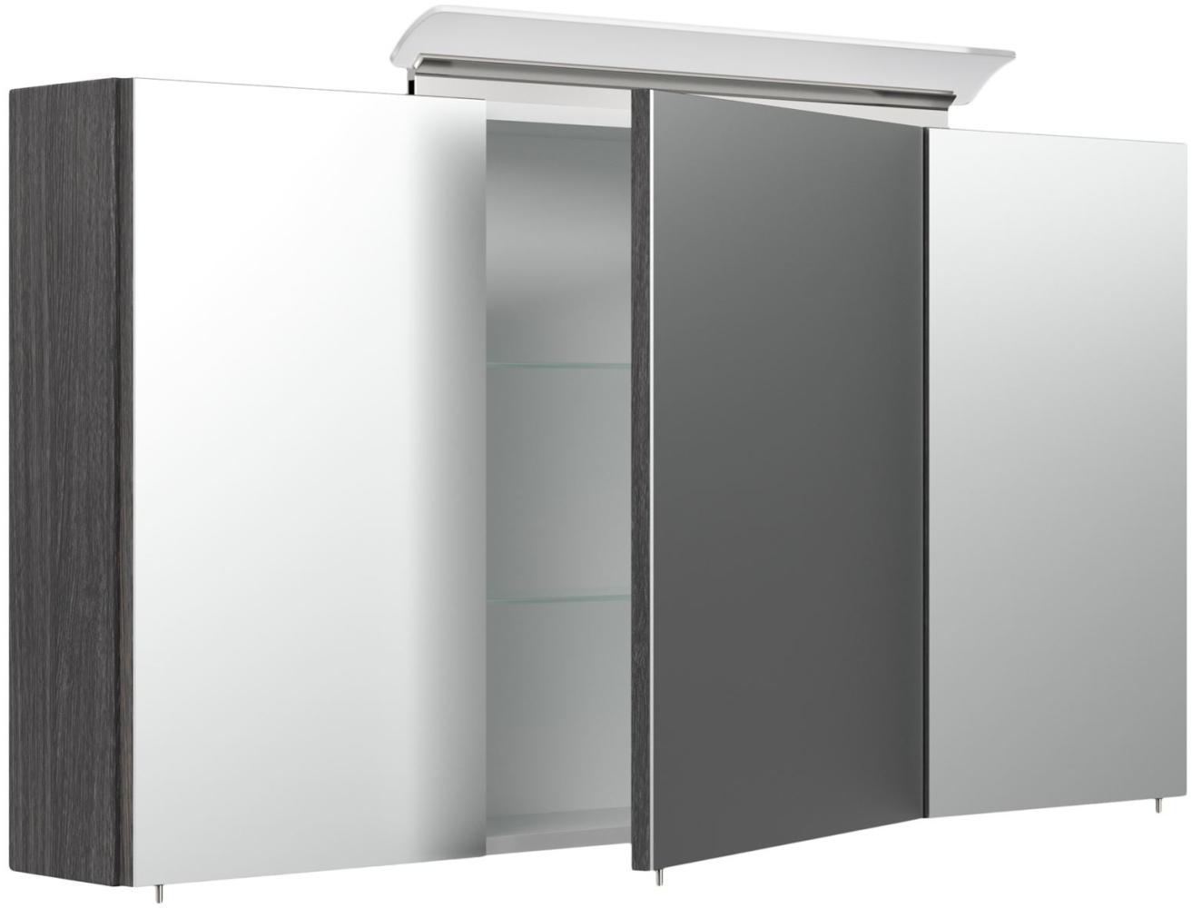 Posseik Badezimmer Badset Nero anthrazit gemasert Bild 1