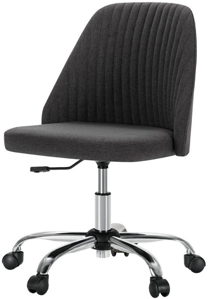 DUMOS Bürostuhl ergonomischer ohne Armlehnen Schreibtischstuhl office chair Drehstuhl, höhenverstellbarer Bürostuhl Bild 1