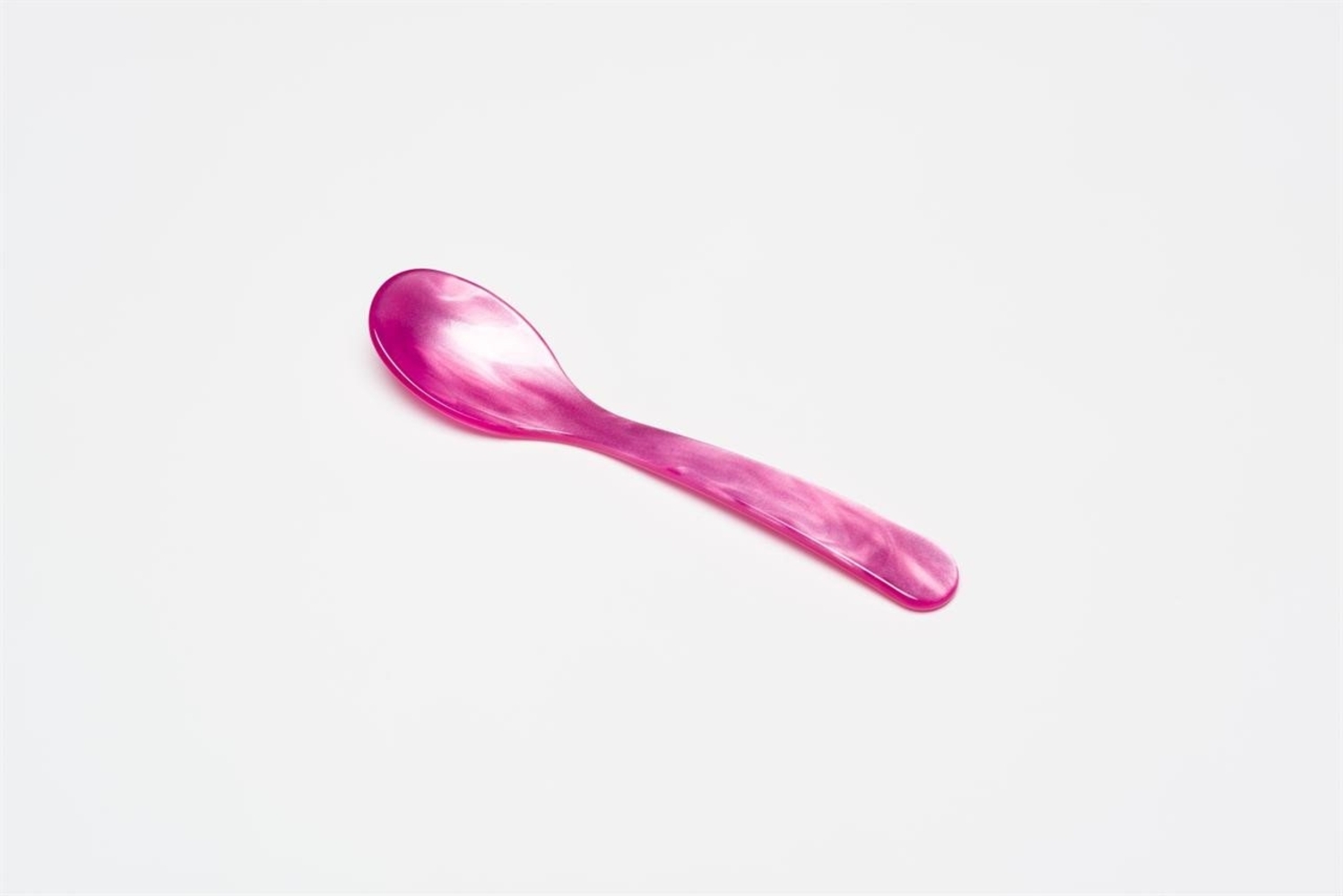 G.F. Heim Söhne Eierlöffel Acrylglas Perlmutt Optik Pink Bild 1