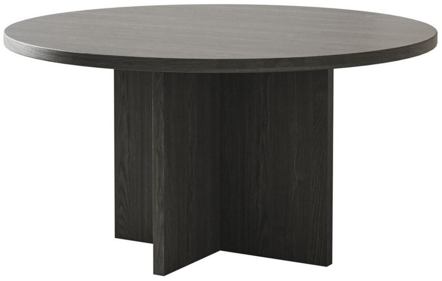 Selsey 'Ovo' Couchtisch rund, Holzoptik Esche Portland, ca. 40 x 76 x 76 cm Bild 1
