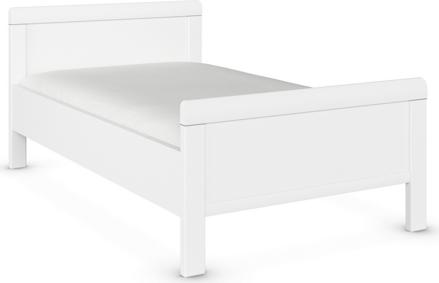 rauch Bett Bett Einzelbett Stollenbett EVELYN, in Komforthöhe aus Holzwerkstoff in elegantem Stil MADE IN GERMANY Bild 1