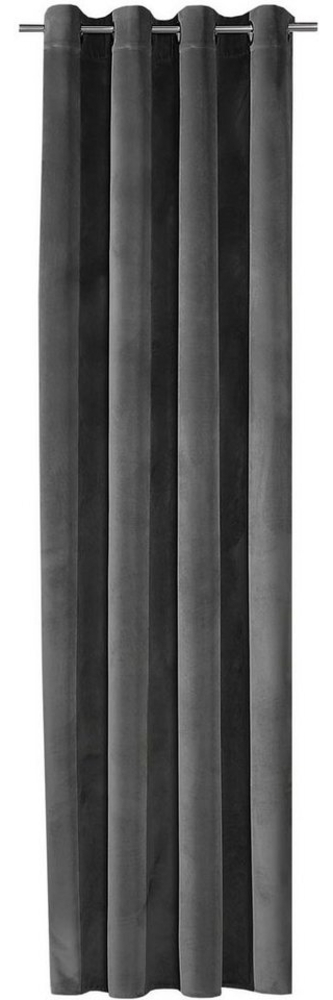 Gerster Gardine Fenja, Ösen (1 St), blickdicht, Wirkware, Ösenschal aus Samtstoff Bild 1