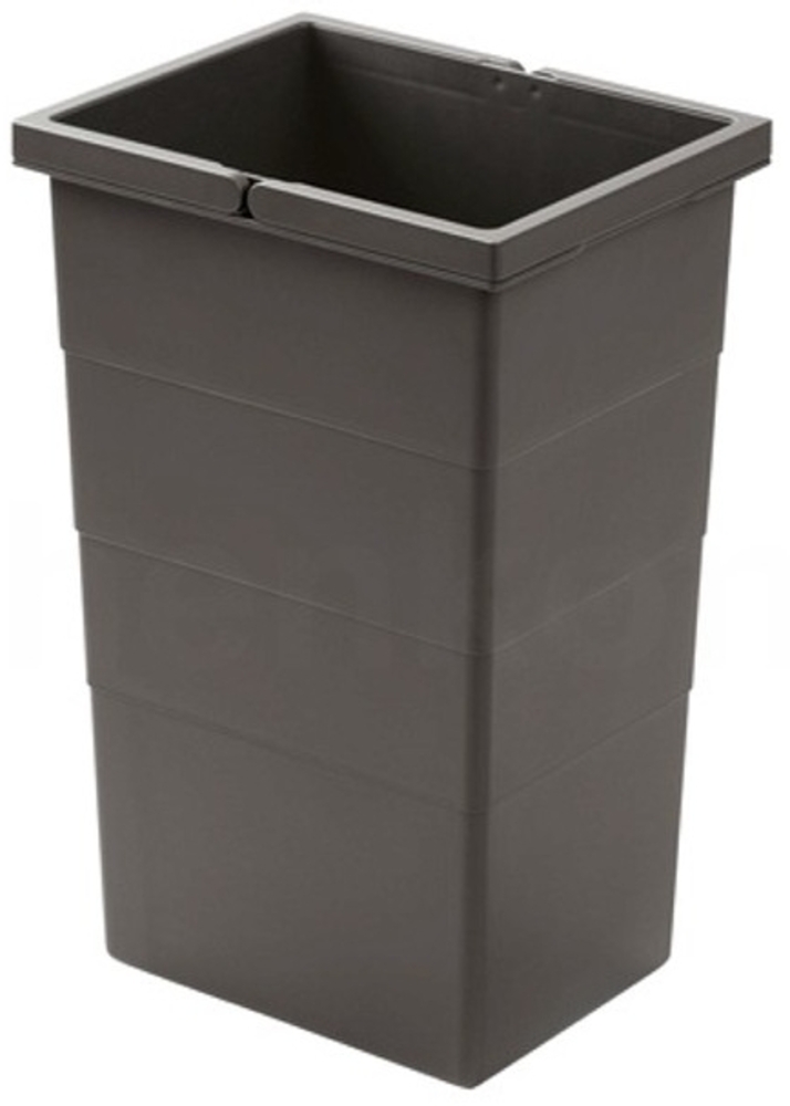 Hailo 13 Liter Inneneimer 1132959 dunkelgrau 242 x 192 x 380 mm Bild 1