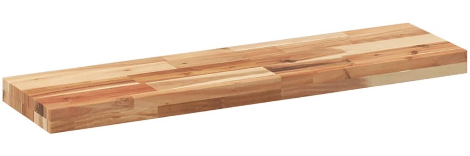 vidaXL Schweberegal 100x20x4 cm Massivholz Akazie Ölbehandelt 3279587 Bild 1