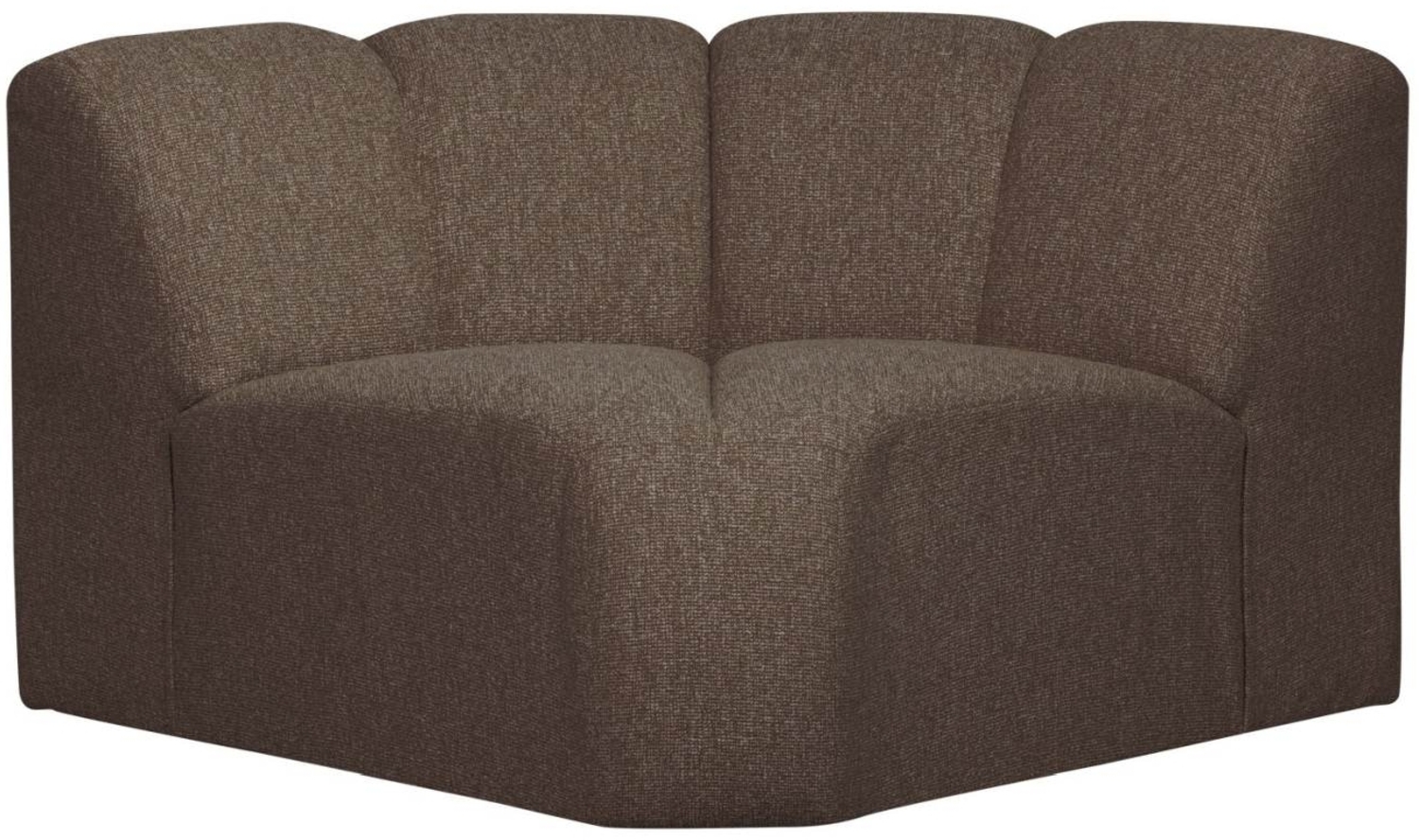 Modulsofa Mojo Boucle Eck-Element, Braun Bild 1