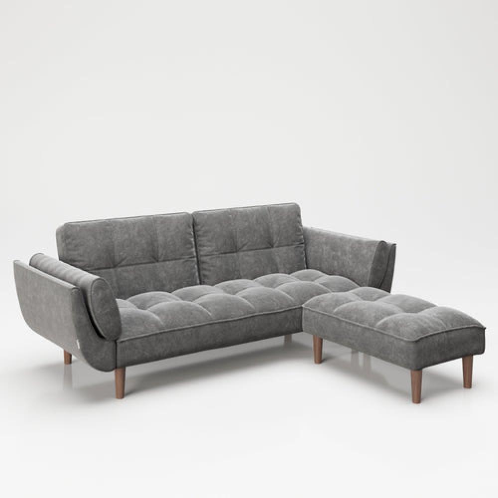 PLAYBOY HOME "SCARLETT" Sofa mit Fußablage Bild 1