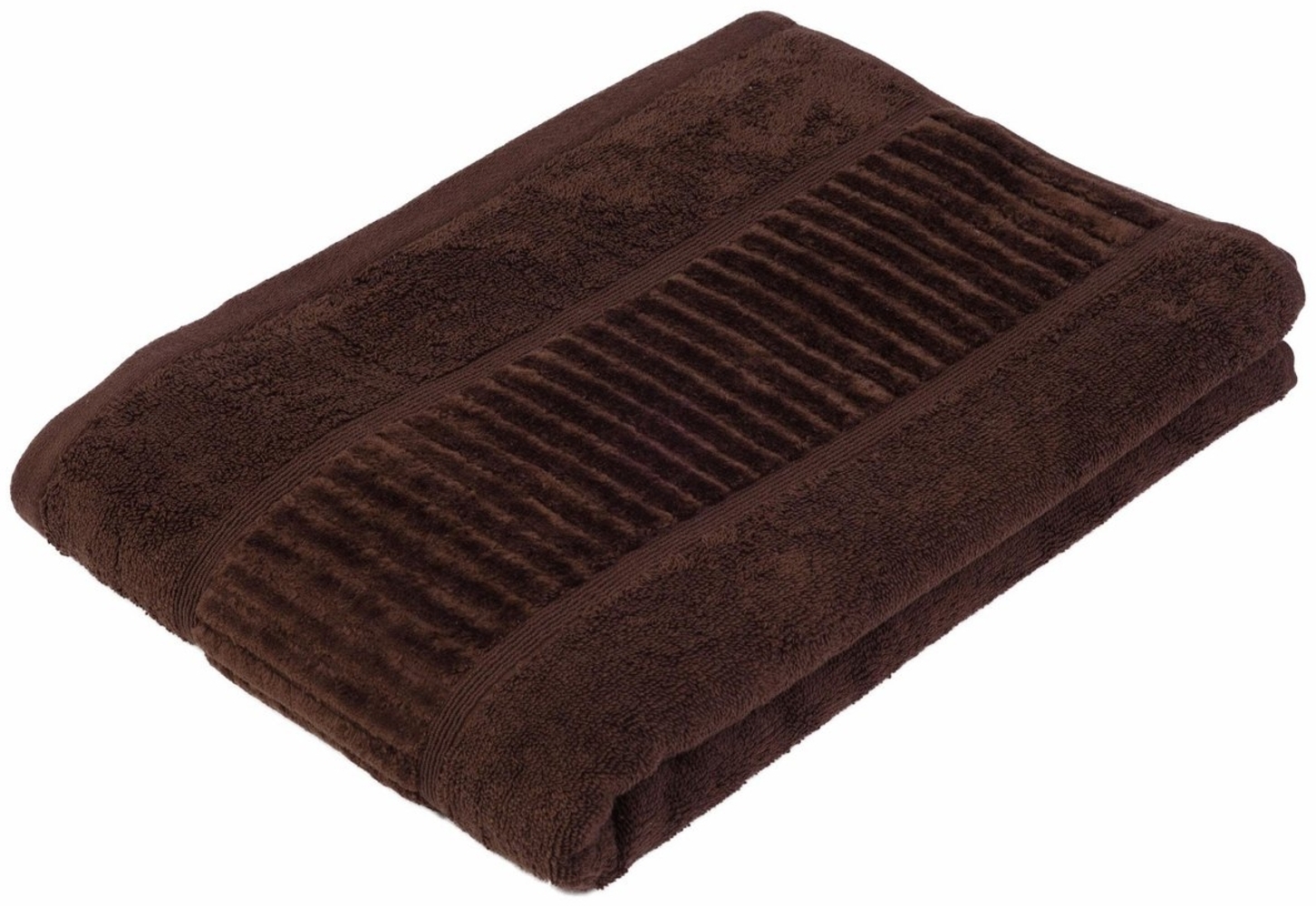 Gözze Badetuch BIO Frottier, Walkfrottee (1-St), Bio-Baumwolle, Uni-Farben, mit geschorener Bordüre, Pastell Farben Bild 1