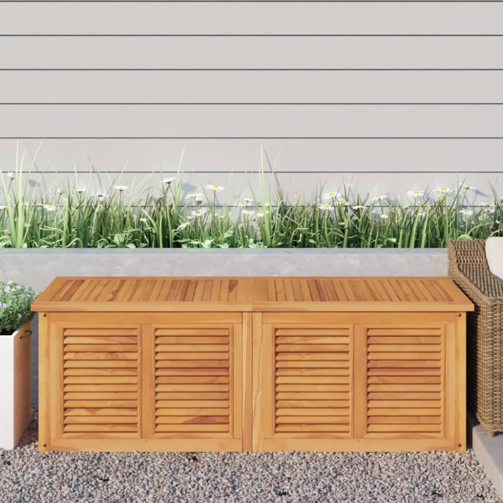 vidaXL Gartenbox mit Beutel 150x50x53 cm Massivholz Teak 363272 Bild 1