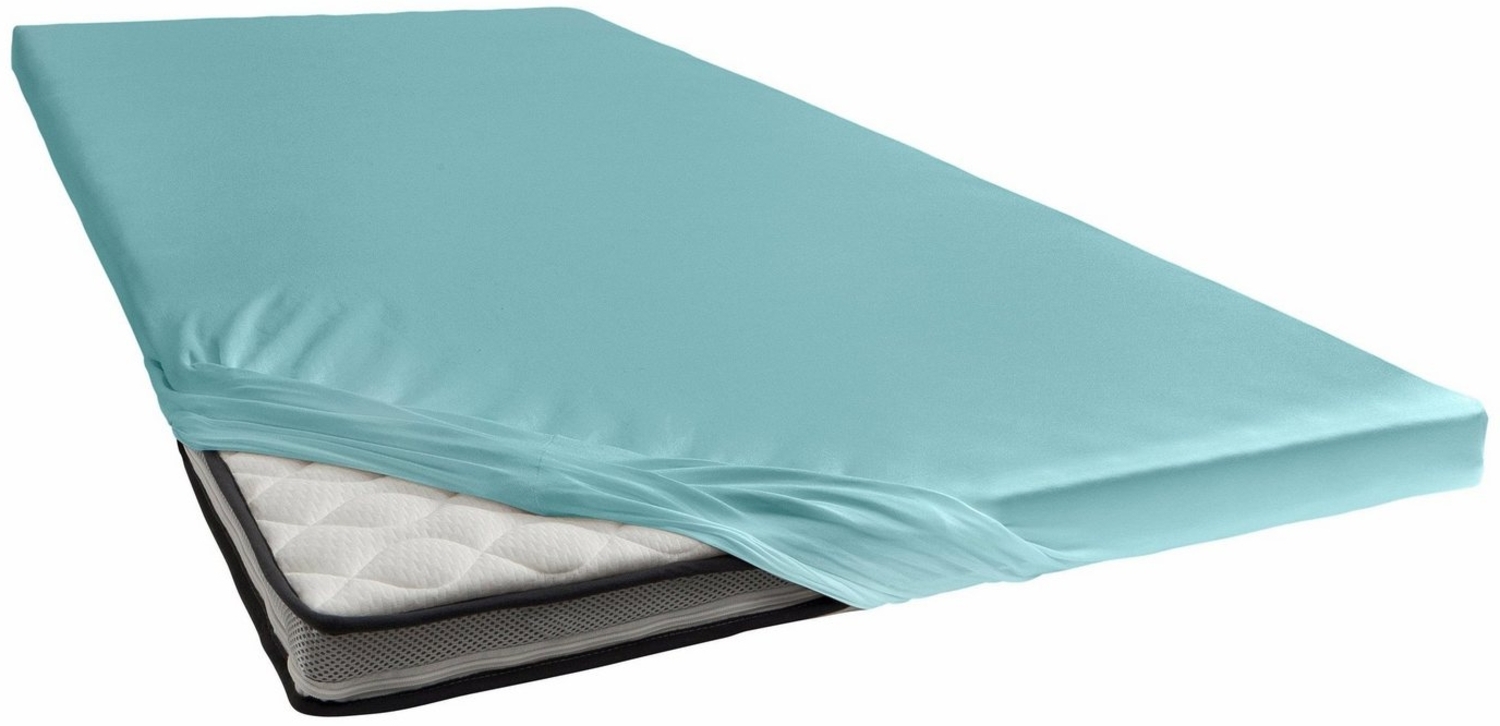 Cinderella Spannbettlaken Topper-Spannbettlaken (bis 15 cm), Jersey, Gummizug: rundum, (1 Stück), Elastizität für ein glatt bezogenes Bett, bis 15cm Höhe Bild 1