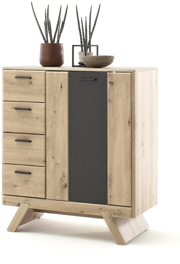 Kommode Calais - Balkeneiche / Cosmos Grey Bild 1
