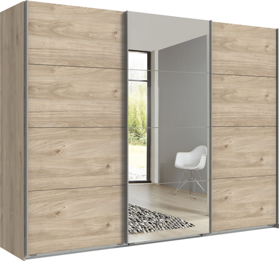 Wimex Schwebetürenschrank Ernie Kleiderschrank mit Spiegel, Made in Germany TOPSELLER (Wähle aus verschiedenen Größen deinen perfekten Stauraum) Schlafzimmerschrank in verschiedenen Breiten Bild 1