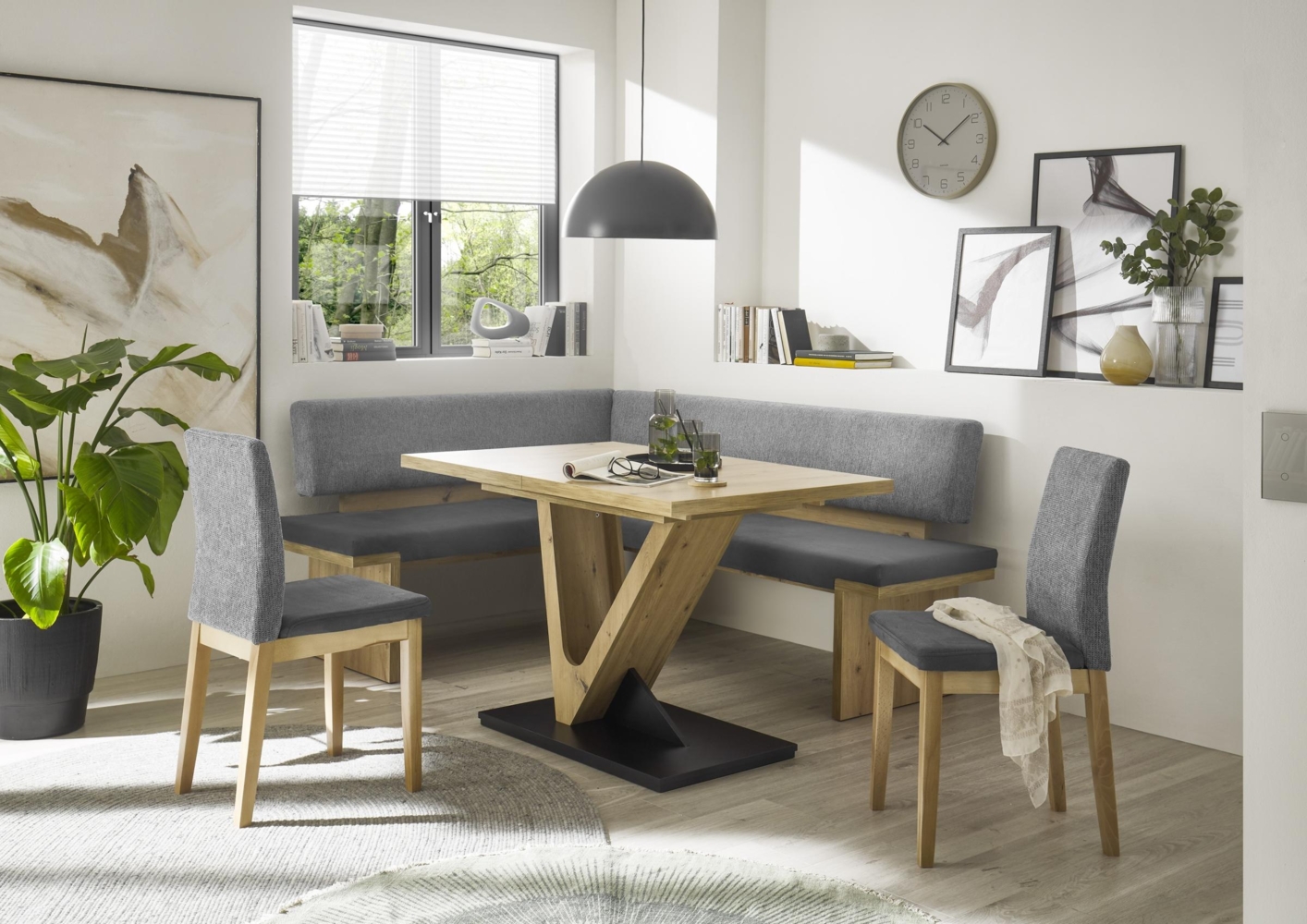 Eckbank Eckbankgruppe MANZANO 157x197 cm - Artisan Eiche Bild 1