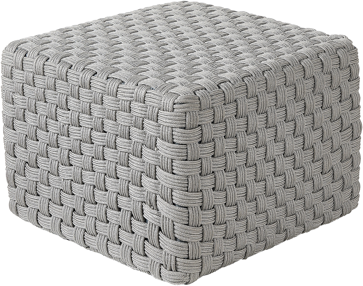 Pouf NALLI Grau 50 cm 50 cm Bild 1