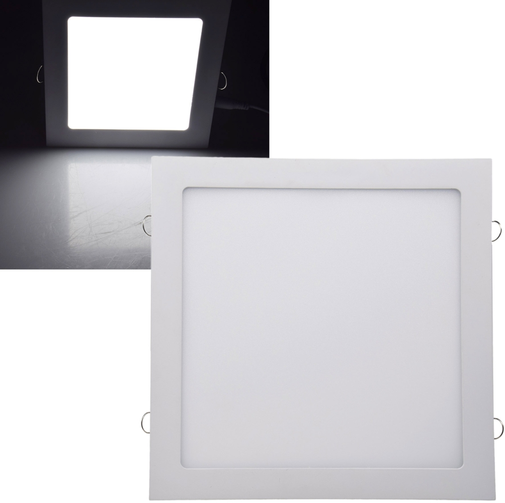 LED Licht-Panel "QCP-30Q", 30x30cm230V, 24W, 2160 Lumen,4200K /neutralweiß Bild 1