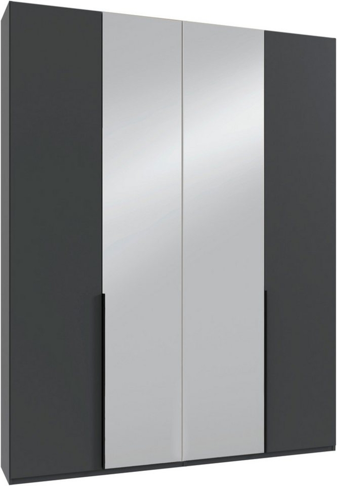 Wimex Kleiderschrank Mugano,in 8 Breiten,3 Höhen,2 Tiefen, viele Farben, Made in Germany (in Basic oder Premium Ausstattung) mit langen oder kurzen Griffen aus Metall, mit oder ohne Spiegel Bild 1