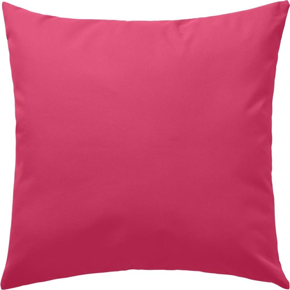 vidaXL Gartenkissen, 4 Stück, Polyestergewebe rosa, 45x45 cm Bild 1