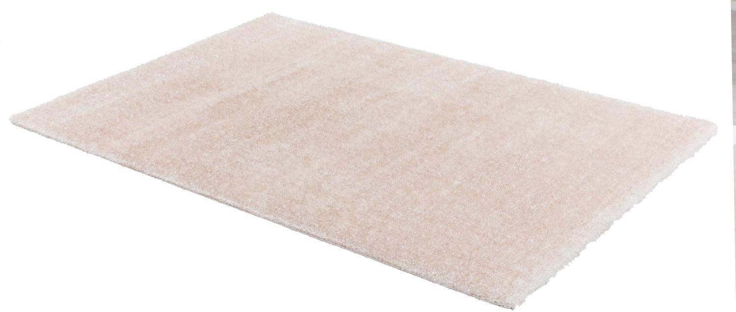 Teppich in creme aus 100% Polyester - 190x133x4,2cm (LxBxH) Bild 1