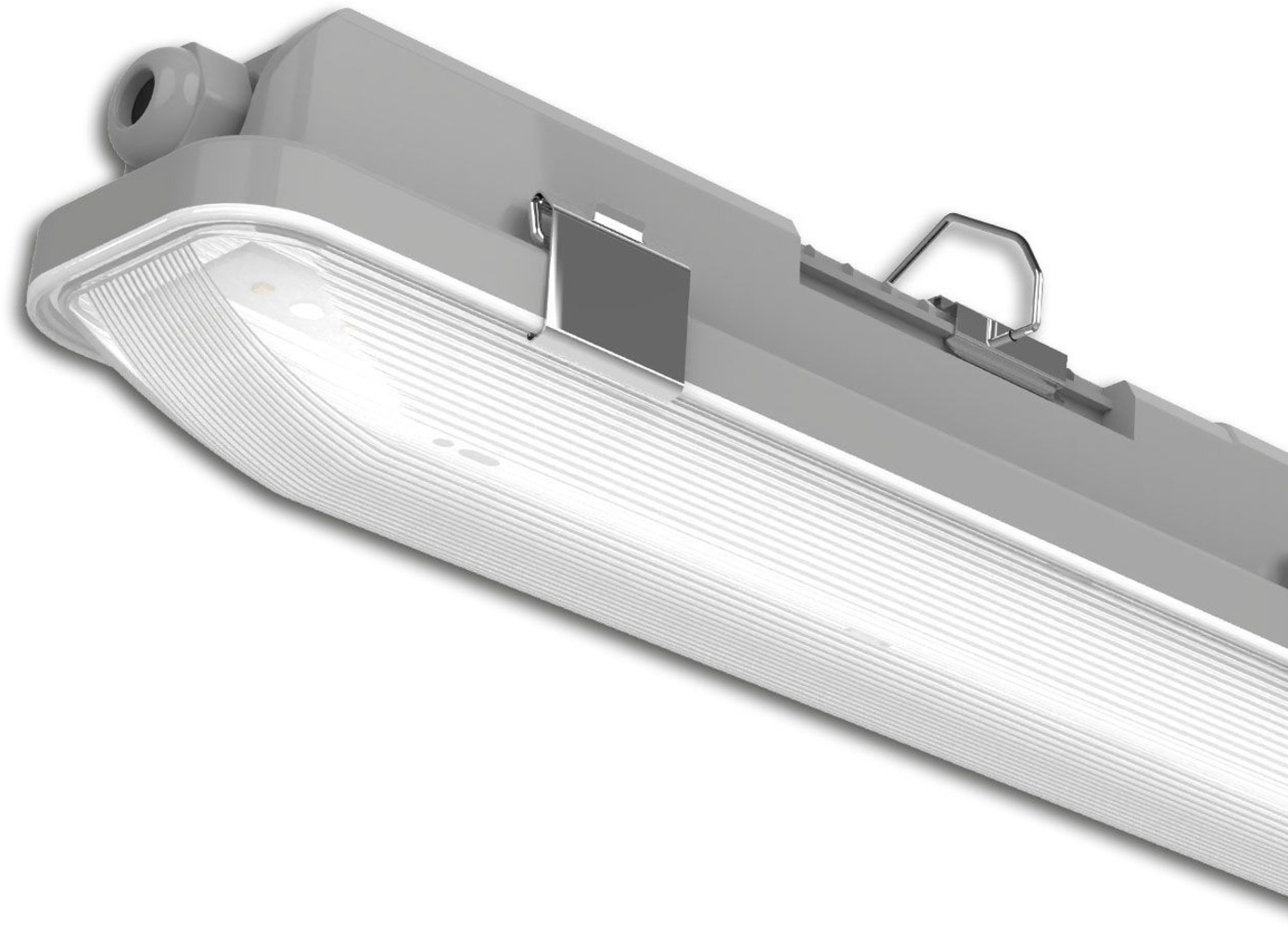 ISOLED LED Wannenleuchte SL 120cm, IP66, PowerSwitch 24-40W, 140lm/W, 4000K, DALI dimmbar Bild 1