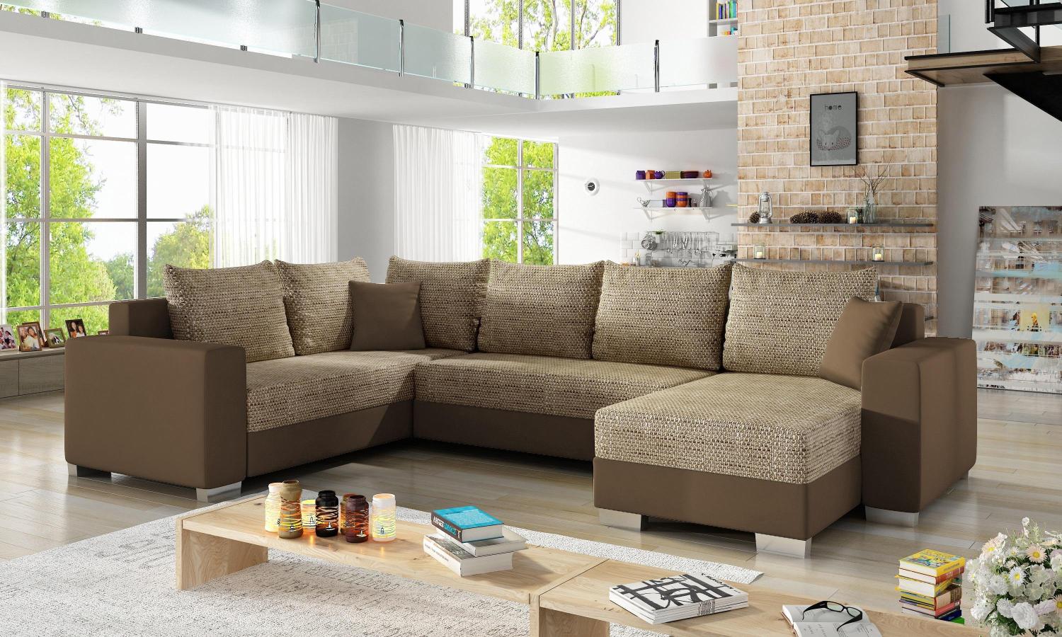 Wohnideebilder Marco Beige Ecksofas & Eckcouches Mc_03 Bild 1