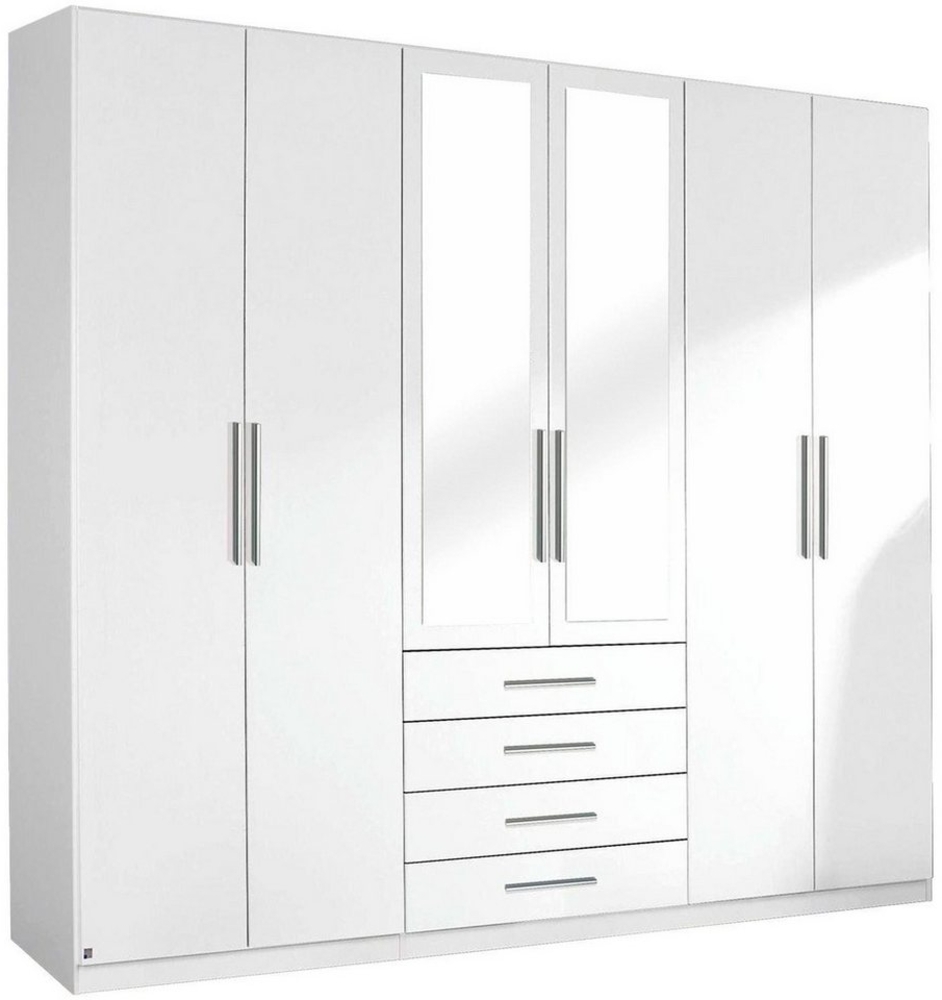 Rauch 'KEMPTEN' Kleiderschrank Schrank Drehtürenschrank weiß mit Spiegel 271 Bild 1