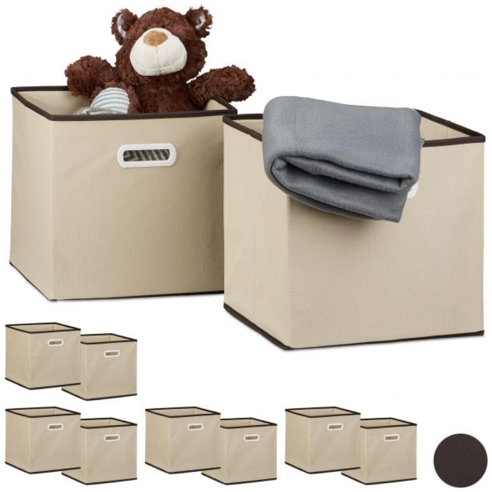 10 x Faltbox beige Bild 1