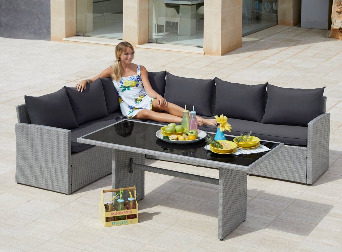 MERXX Gartenlounge-Set Chicago Bild 1