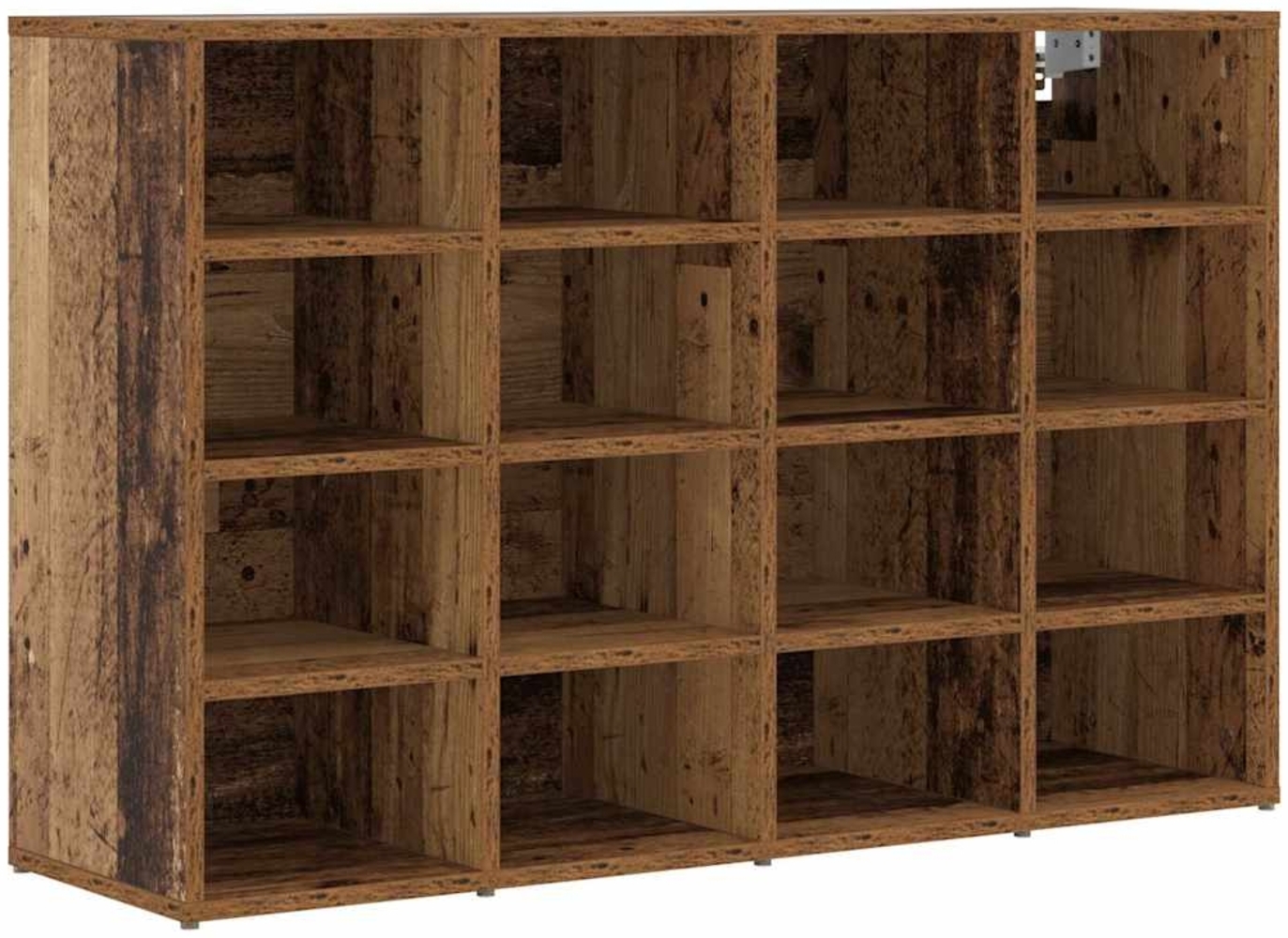 vidaXL Schuhschrank mit Regal Altholz 103 x 30 x 67 cm Holzwerkstoff 875218 Bild 1