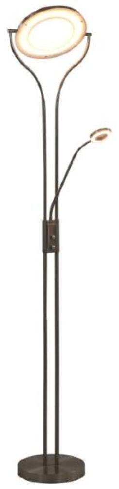 vidaXL Stehlampe 18 W Silbern 180 cm Dimmbar 282415 Bild 1