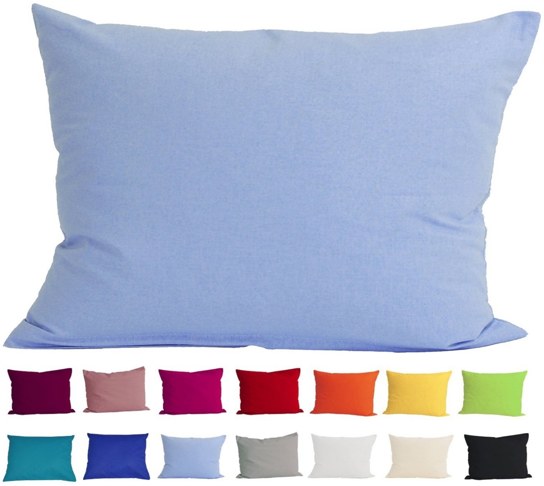 beties Kissenbezug Basic, (1 Stück), 100% Baumwolle in verschiedenen Größen und Farben Bild 1