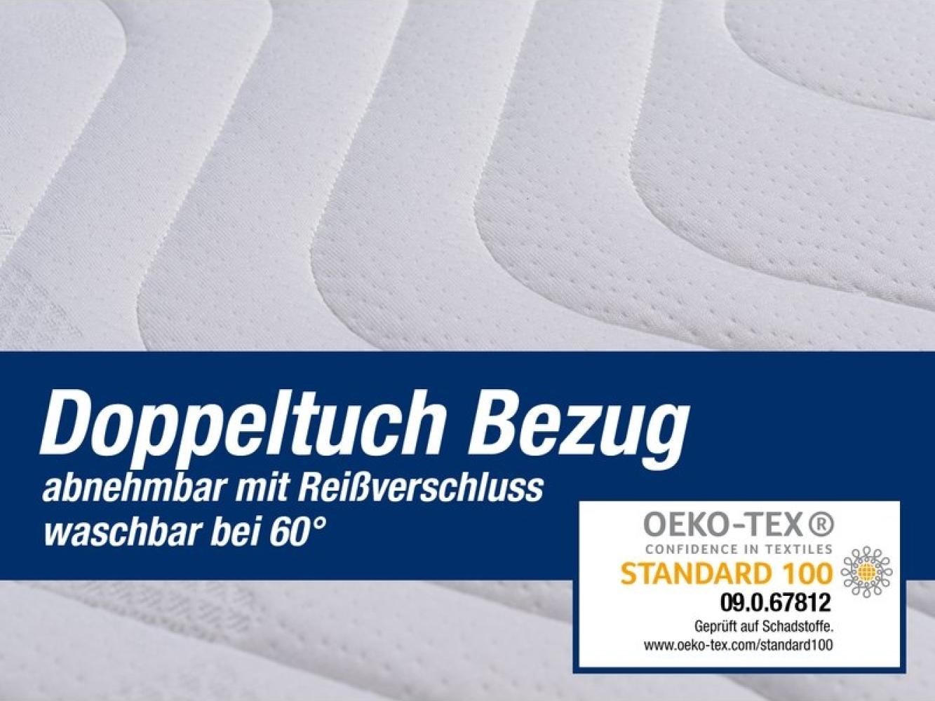 BeCo 'Physio Top' Taschenfederkernmatratze H2 90 x 190 cm Bild 1