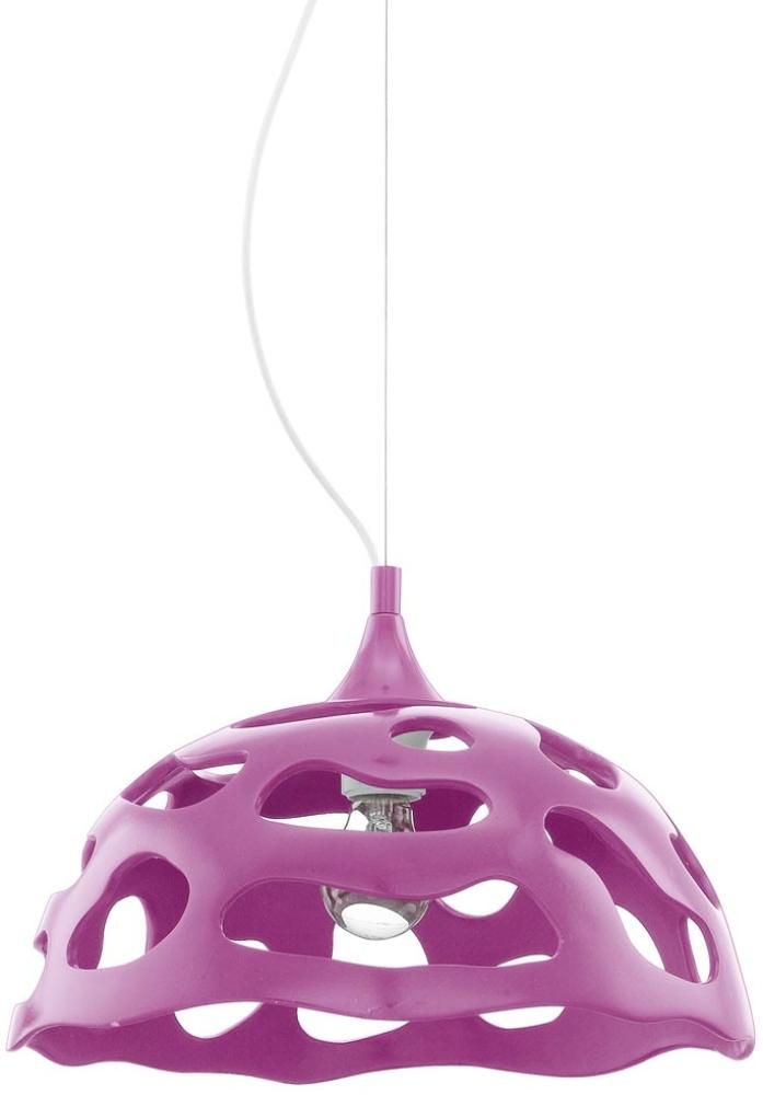 LED Pendelleuchte, Kunststoff purple, H 110 cm Bild 1