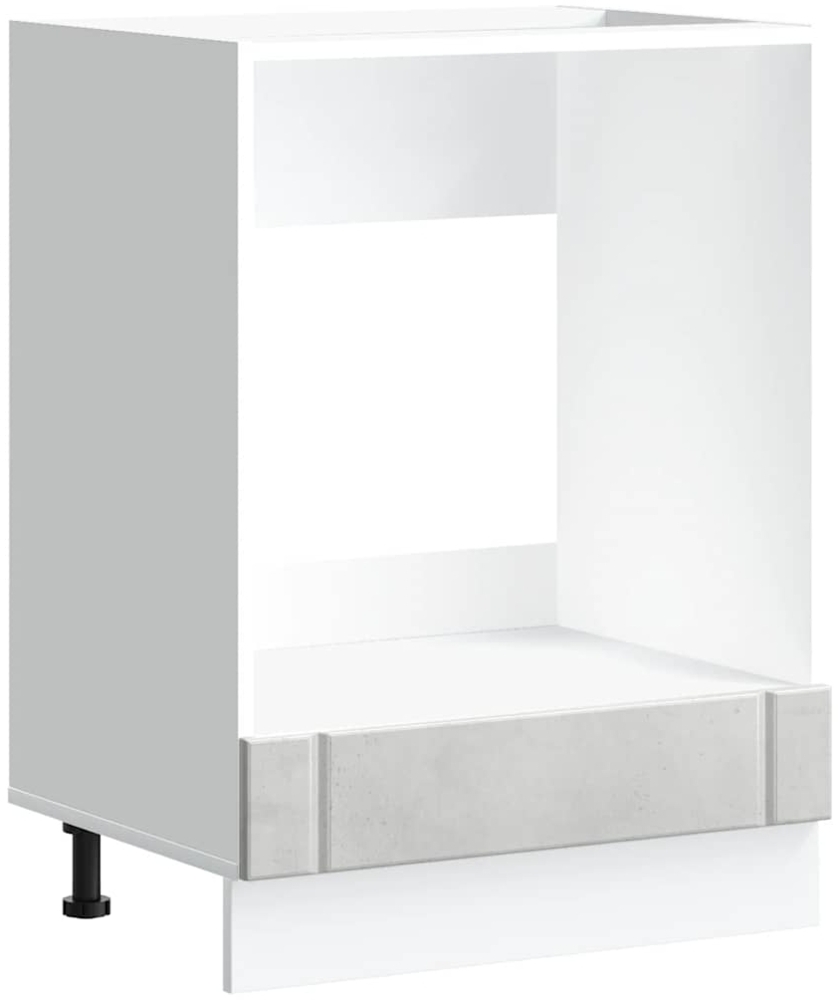 vidaXL Herdumbauschrank Lucca Betongrau Holzwerkstoff 853761 Bild 1