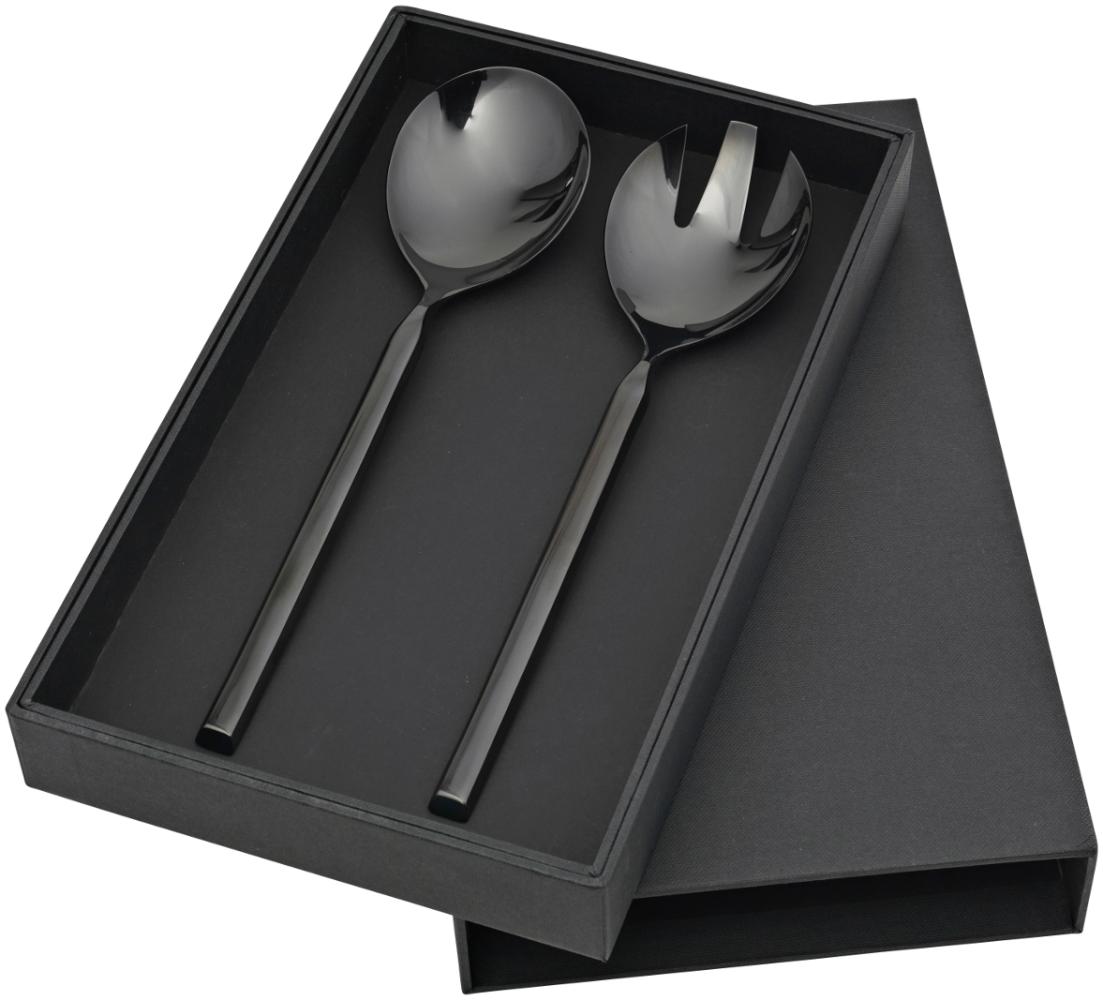 Broste Copenhagen TVIS Salatbesteck titanium black Set 2tlg. Bild 1