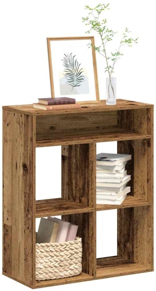 vidaXL Bücherregal Altholz-Optik 66x31x80 cm Holzwerkstoff Bild 1