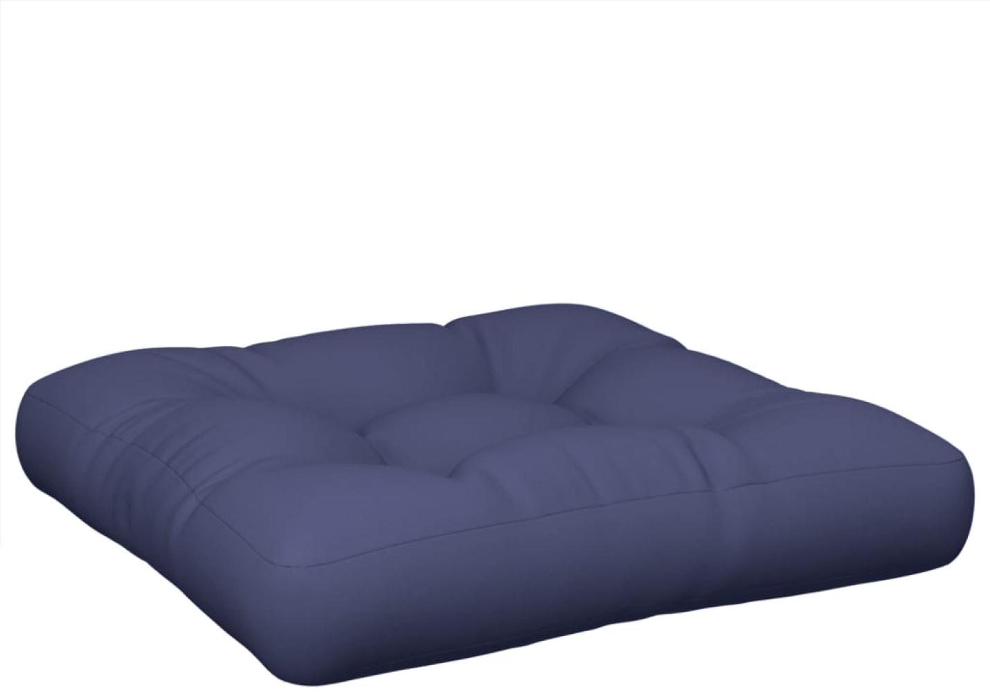 vidaXL Palettenkissen Marineblau 50x50x12 cm Stoff 377823 Bild 1