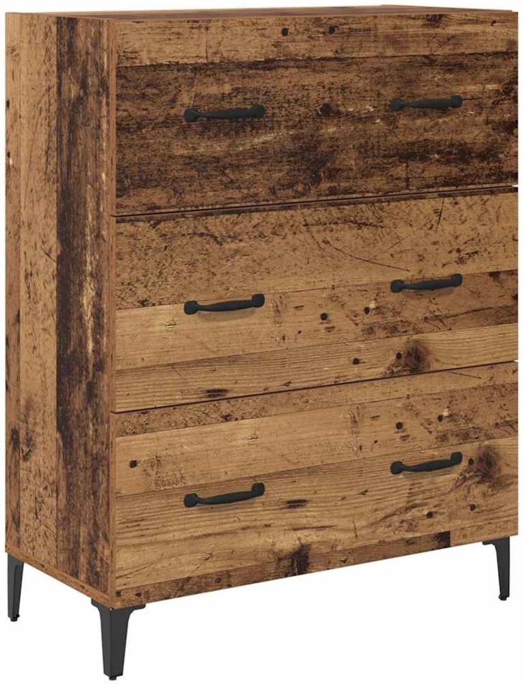 vidaXL Sideboard Altholz 69,5 x 34 x 90 cm Verbundholz und Eisen 880643 Bild 1