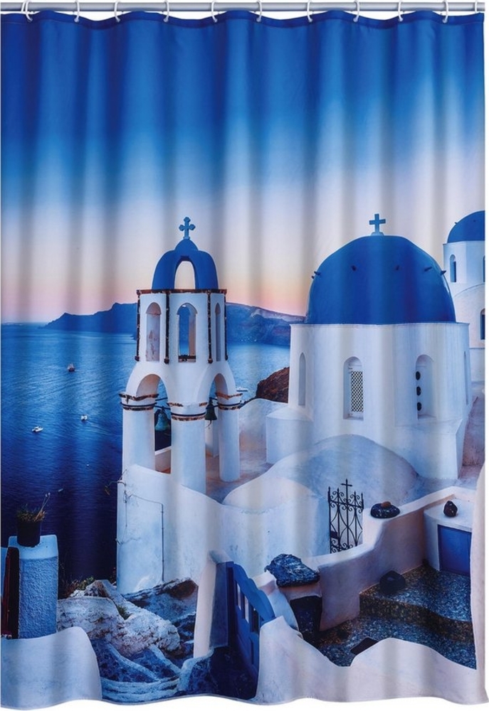Ridder Duschvorhang Santorini multicolor Breite 180 cm Bild 1