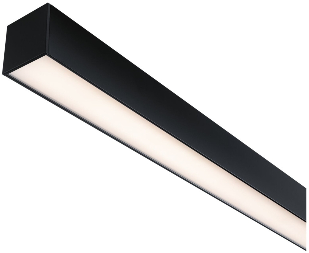 Paulmann Einspeisung für Lichtleiste Linion Power Channel 17 W Aluminium schwarz dimmbar warmweiß Bild 1
