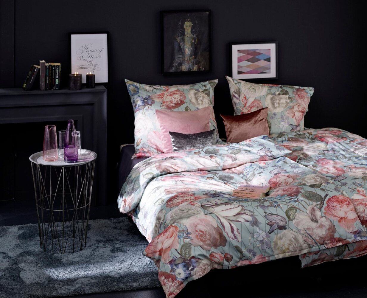 APELT Bettwäsche Sophie, Satin, 2 teilig, Blütenmotive, GOTS zertifiziert - nachhaltig aus Bio-Baumwolle Bild 1