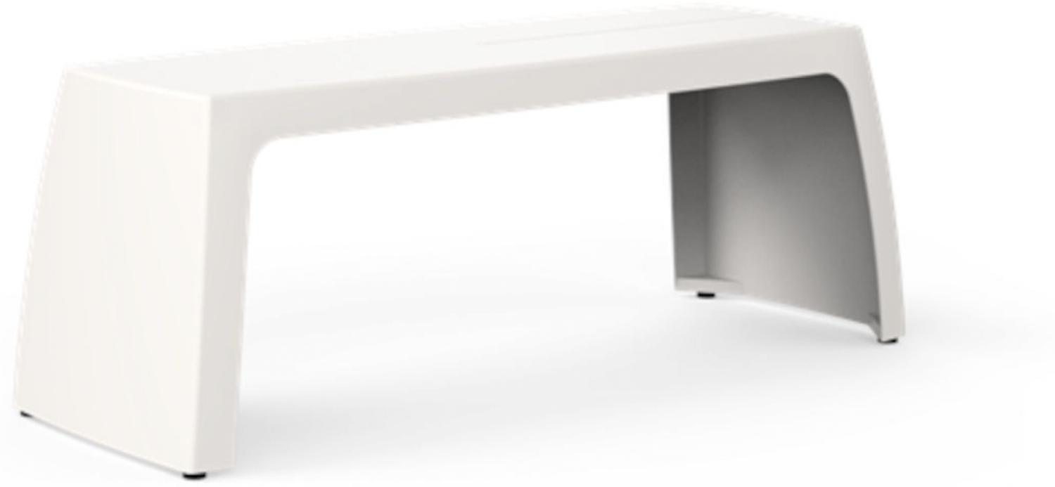 One To Sit Sitzbank Original Bench Polyester weiß RAL 9016 120/160/200 cm 129x45x47 cm Bild 1