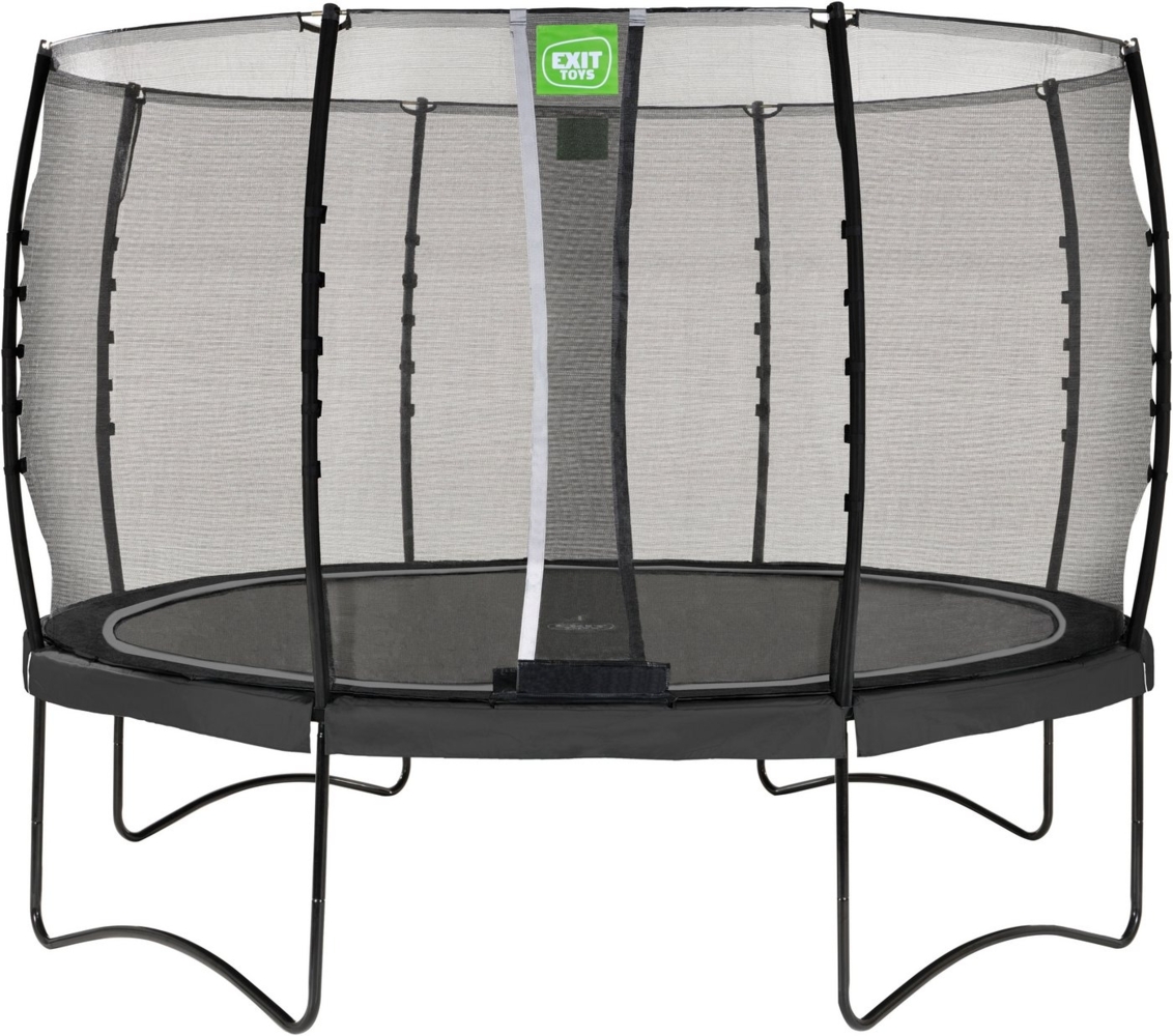 EXIT Trampolin Allure Classic Ø 366 cm Schwarz mit Sicherheitsnetz Bild 1