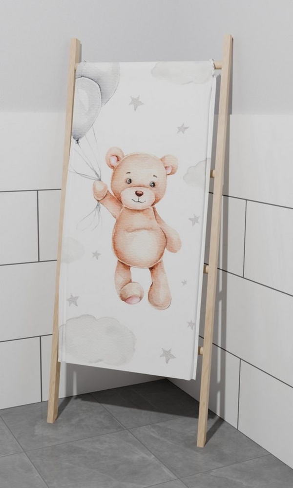 Jerry Fabrics Handtücher Duschtuch Strandtuch Badetuch Teddy mit Ballon 70x140 cm Bild 1