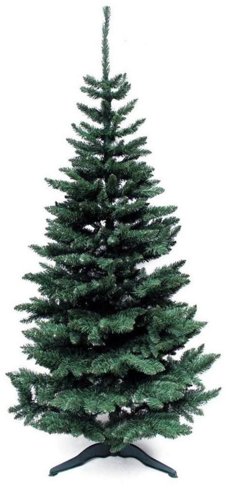 Arnusa Künstlicher Weihnachtsbaum 220 cm mit Ständer Kunsttanne, Edeltanne, natürliches Aussehen Bild 1