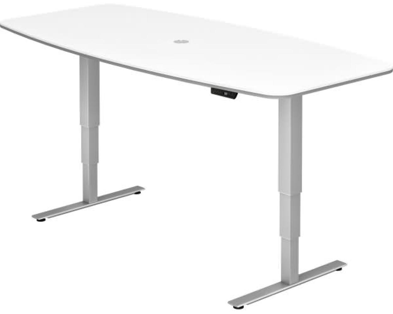 Konferenztisch mit Memoryschalter, Weiß Bild 1