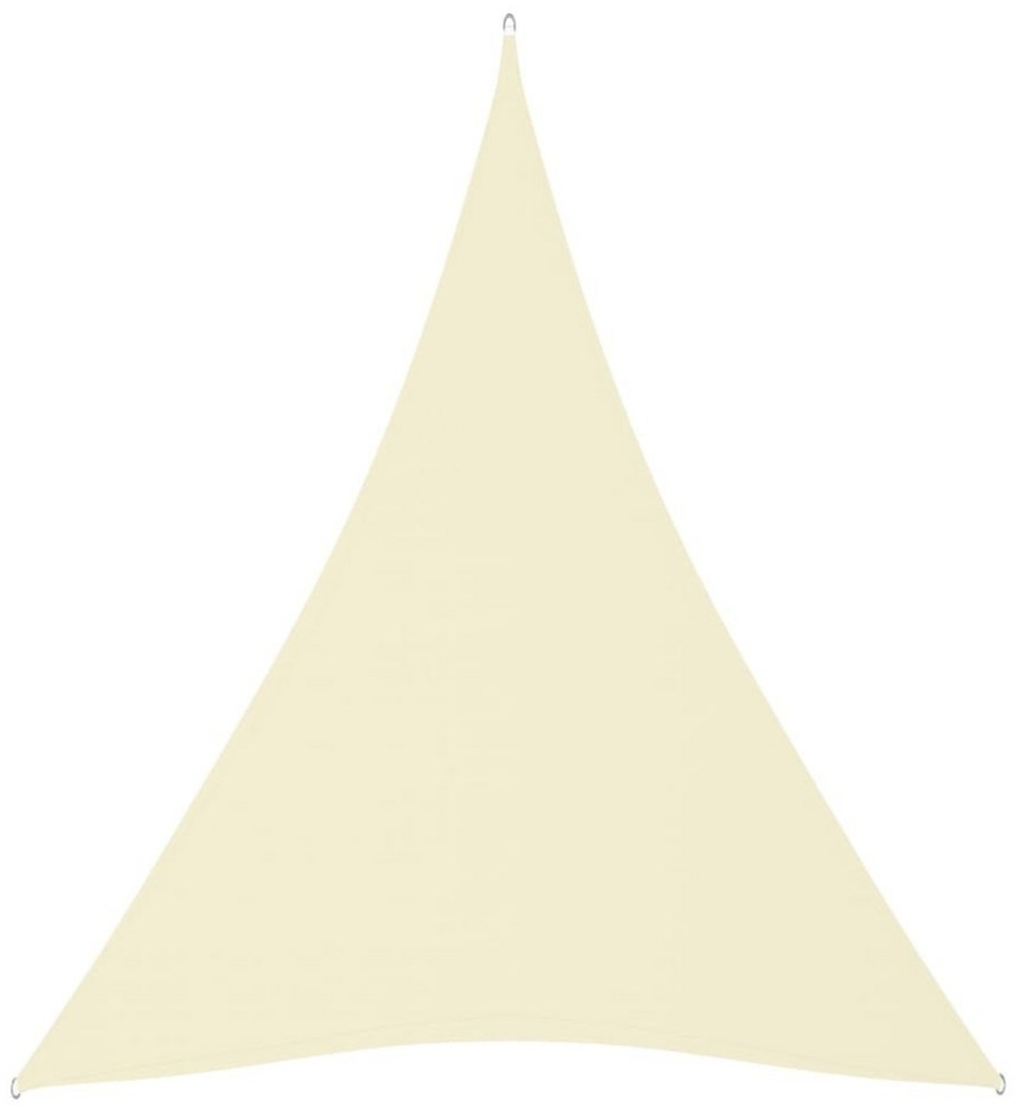 DOTMALL Sonnensegel Sonnensegel Oxford-Gewebe Dreieckig 3x4x4 m Creme Bild 1